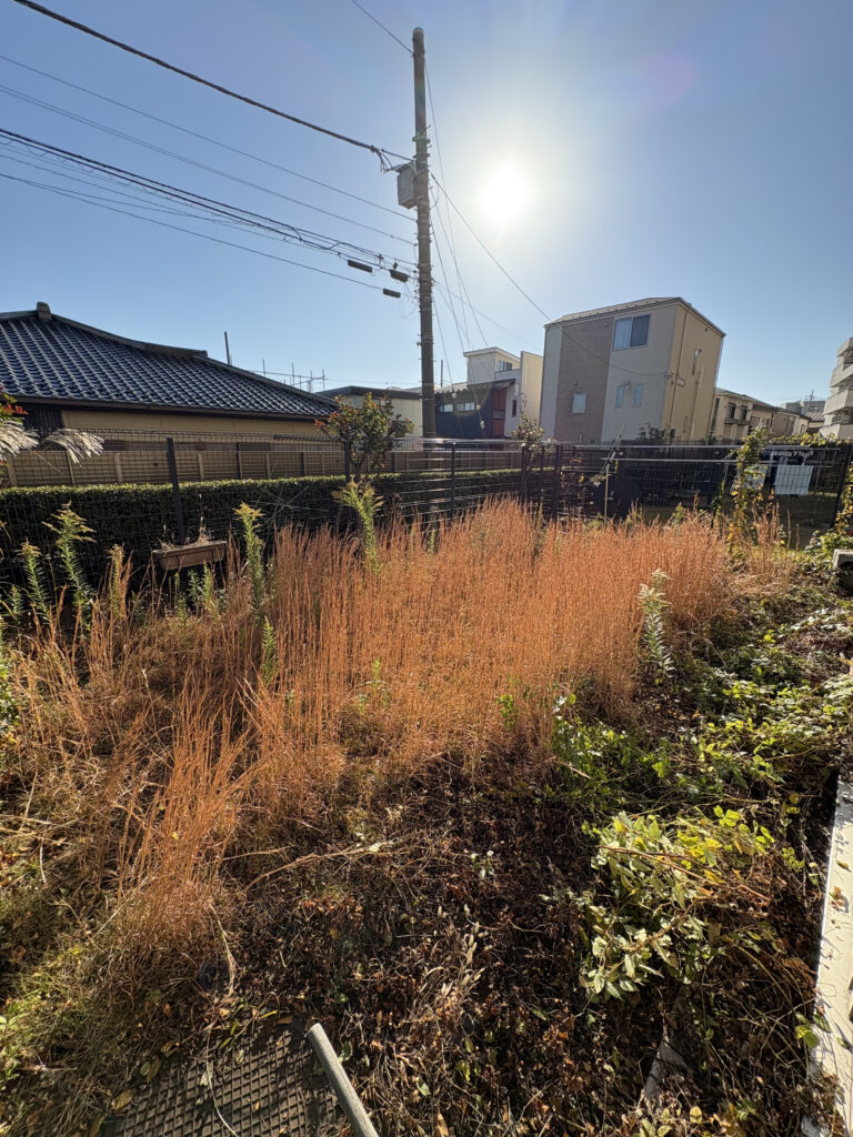 お庭のバーバー/朝霞市草刈り
