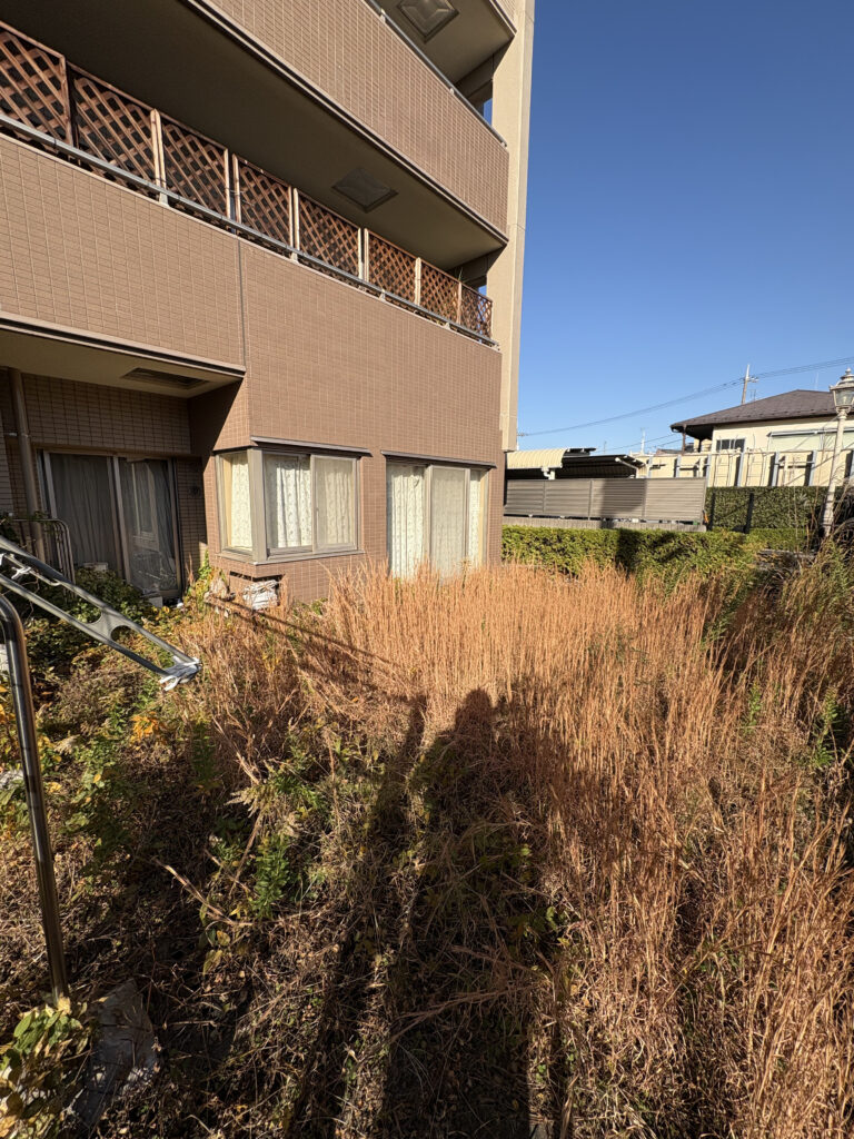 お庭のバーバー/朝霞市草刈り