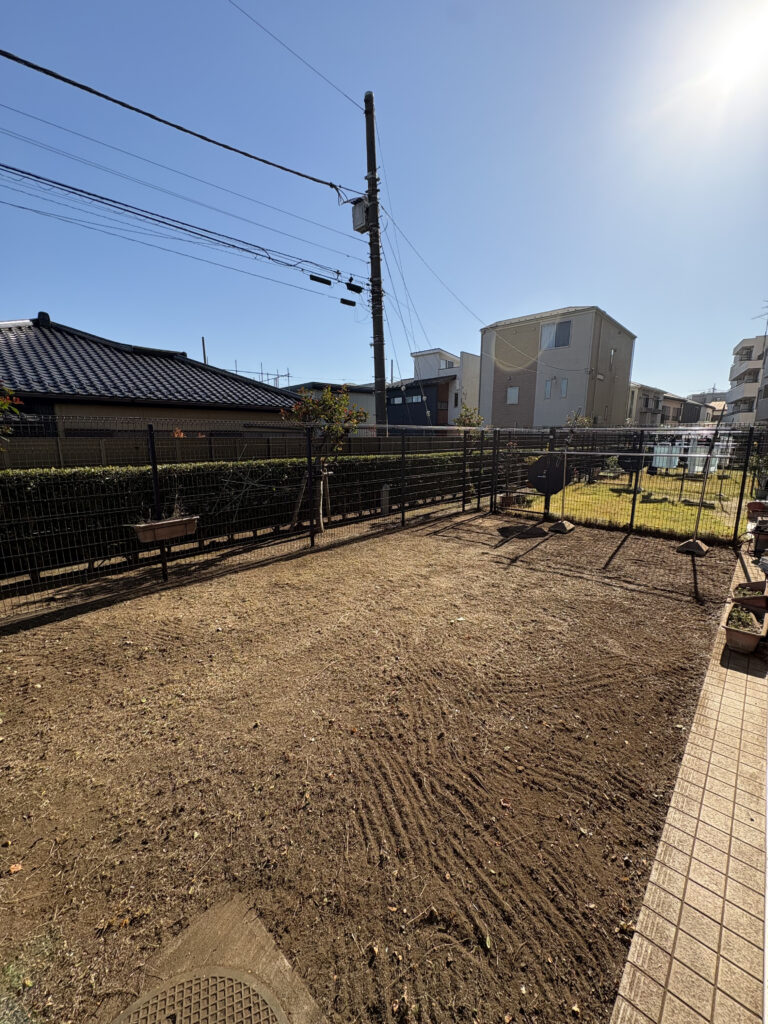 お庭のバーバー/朝霞市草刈り